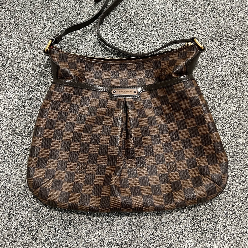 Louis Vuitton Brown Checkered Crossbody Messenger Bag - Picture 15 of 16